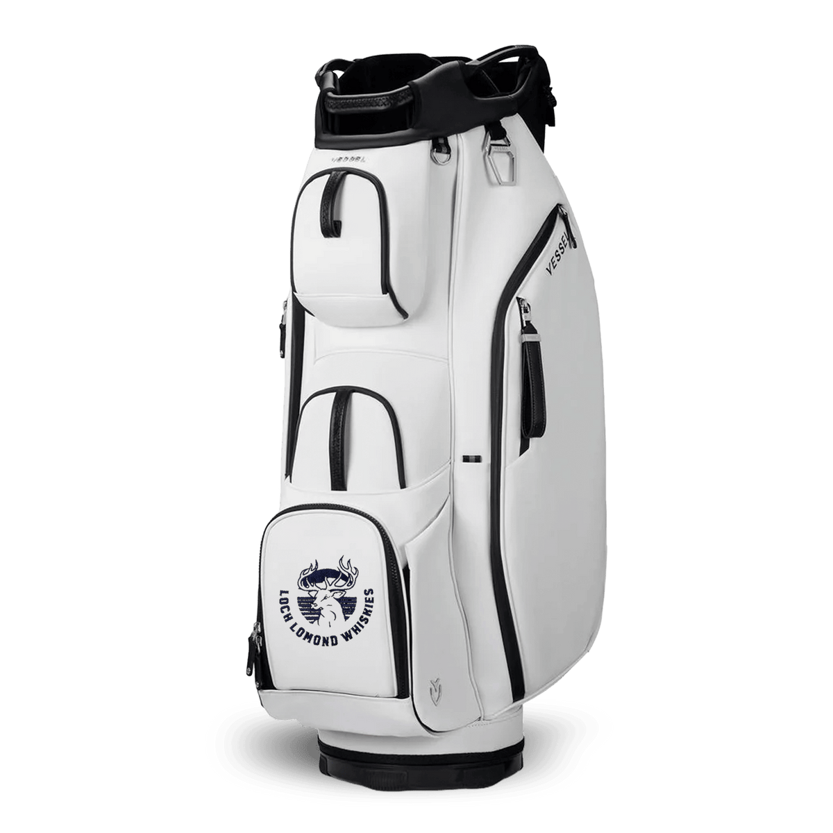 Loch Lomond Whiskies Vessel Lux 2 Cart Bag (White)