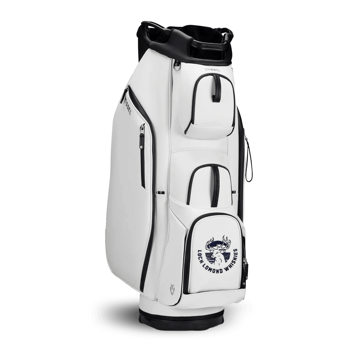 Loch Lomond Whiskies Vessel Lux 2 Cart Bag (White)