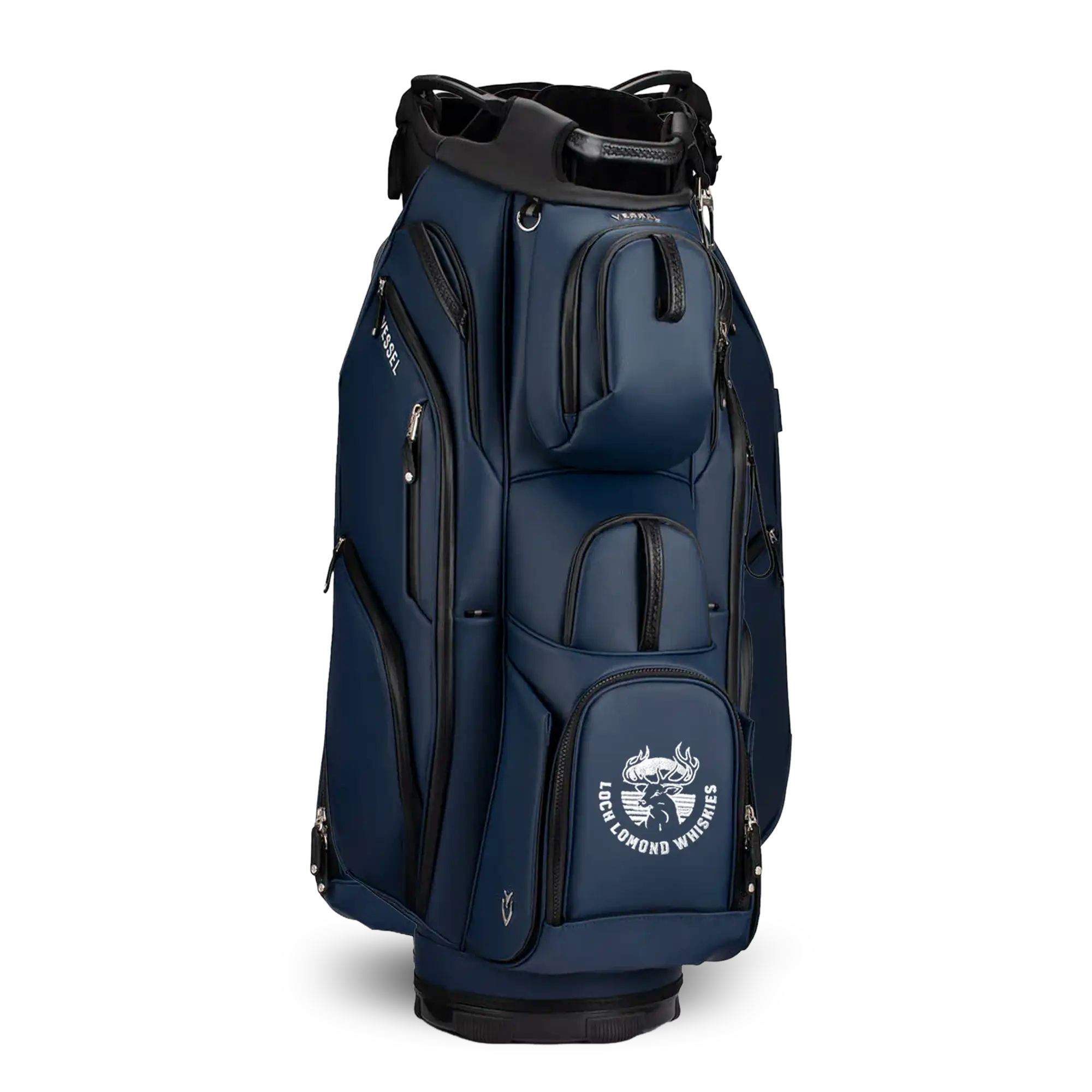 Loch Lomond Whiskies Vessel Lux Pro 2 Cart Bag (Navy)
