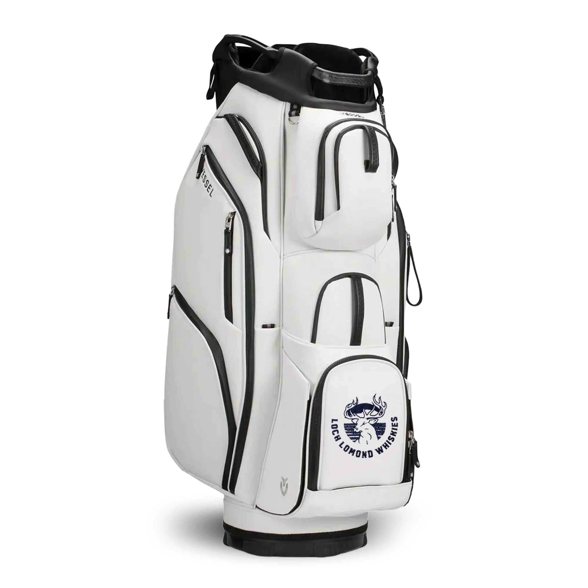Loch Lomond Whiskies Vessel Lux Pro 2 Cart Bag (White)