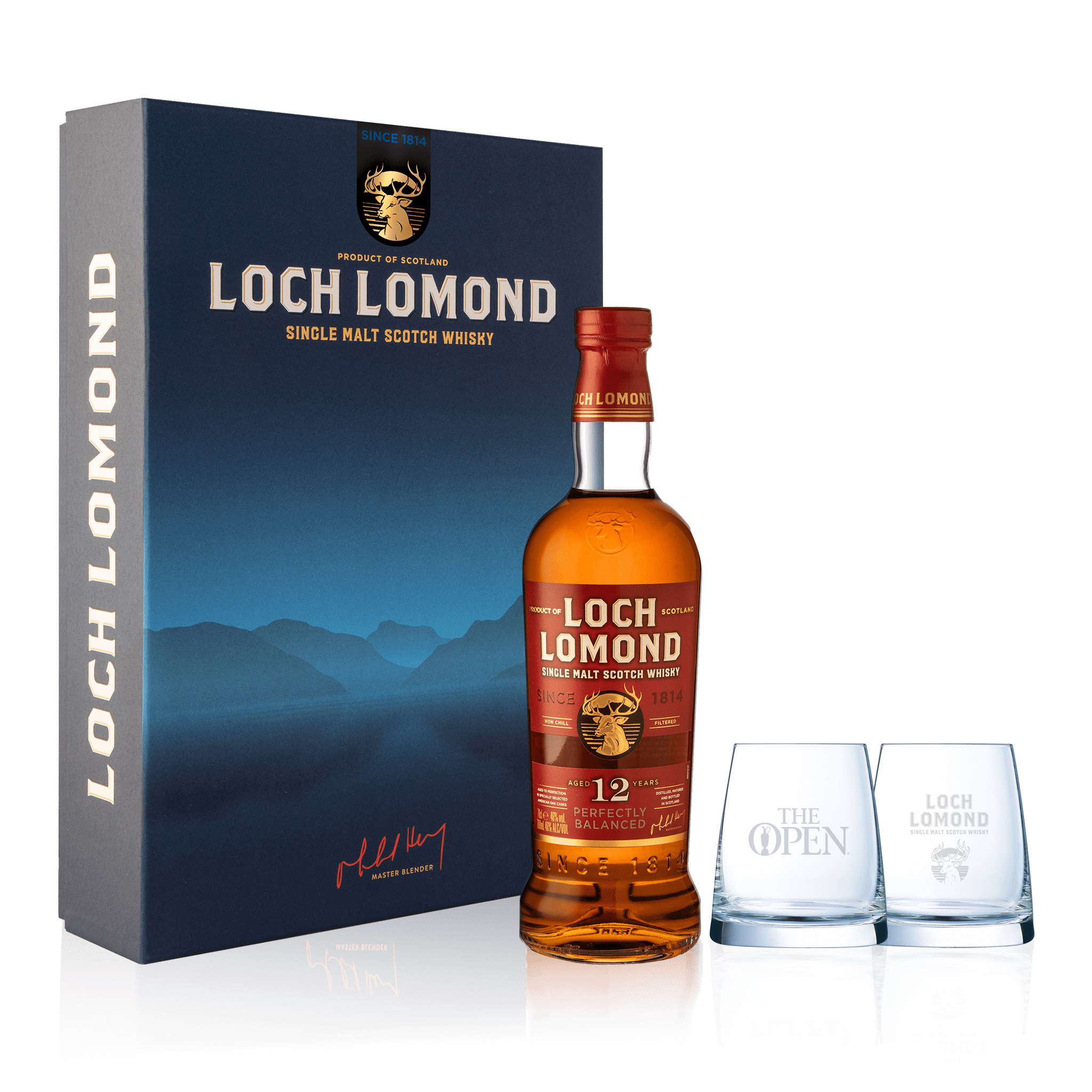 Loch Lomond 12 Year Old Whisky & Glass Gift Set (70cl)