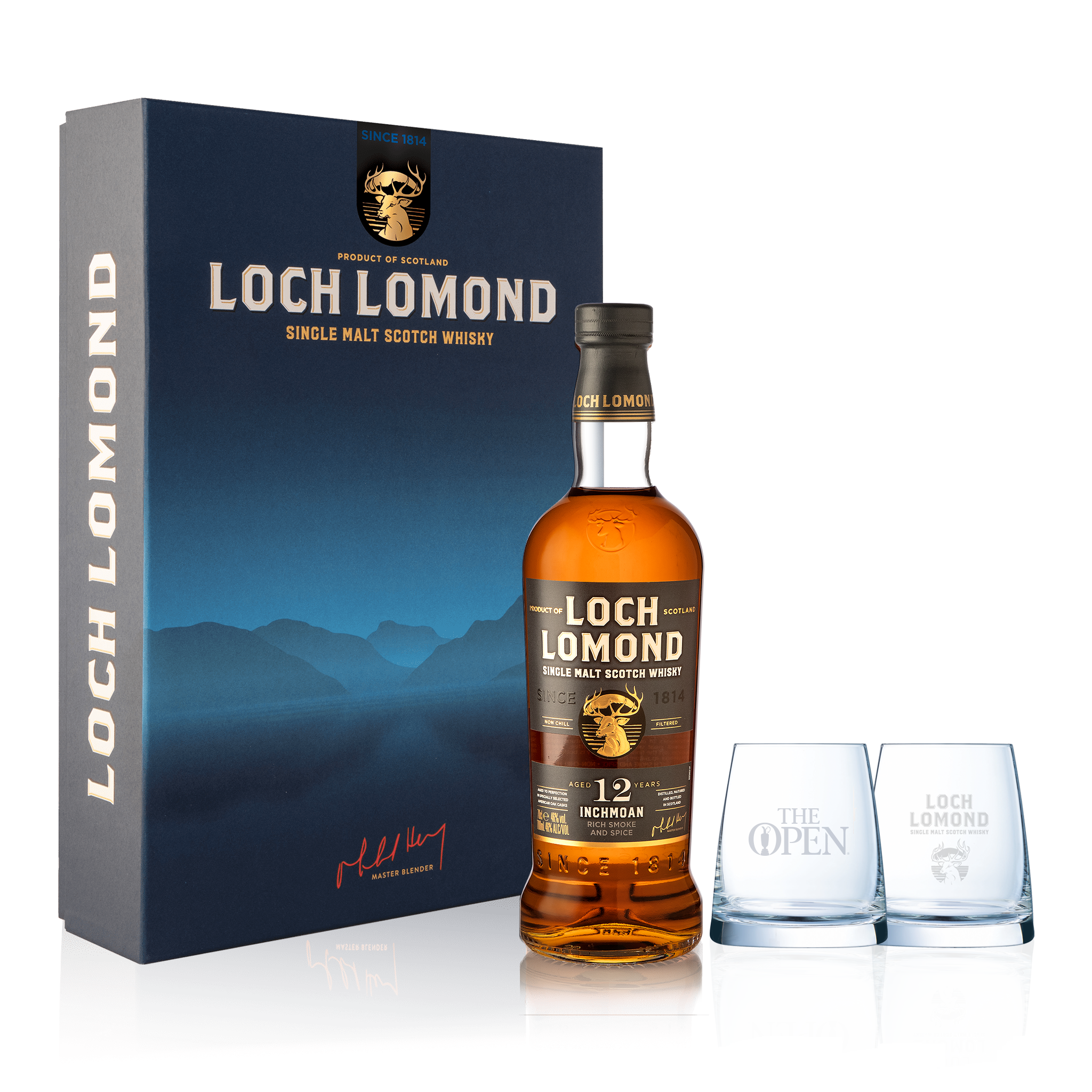 Loch Lomond 12 Year Old Whisky & Glass Gift Set (70cl)