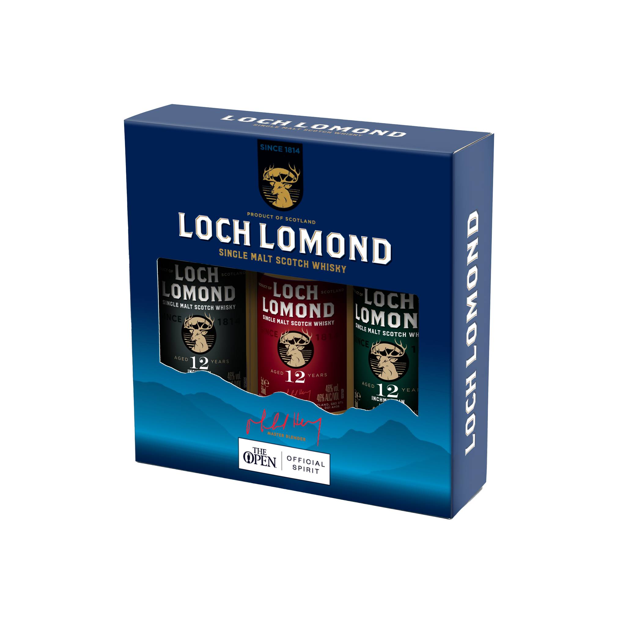 Loch Lomond 12 Year Old Whisky Miniatures Gift Set (3x5cl) (Copy)
