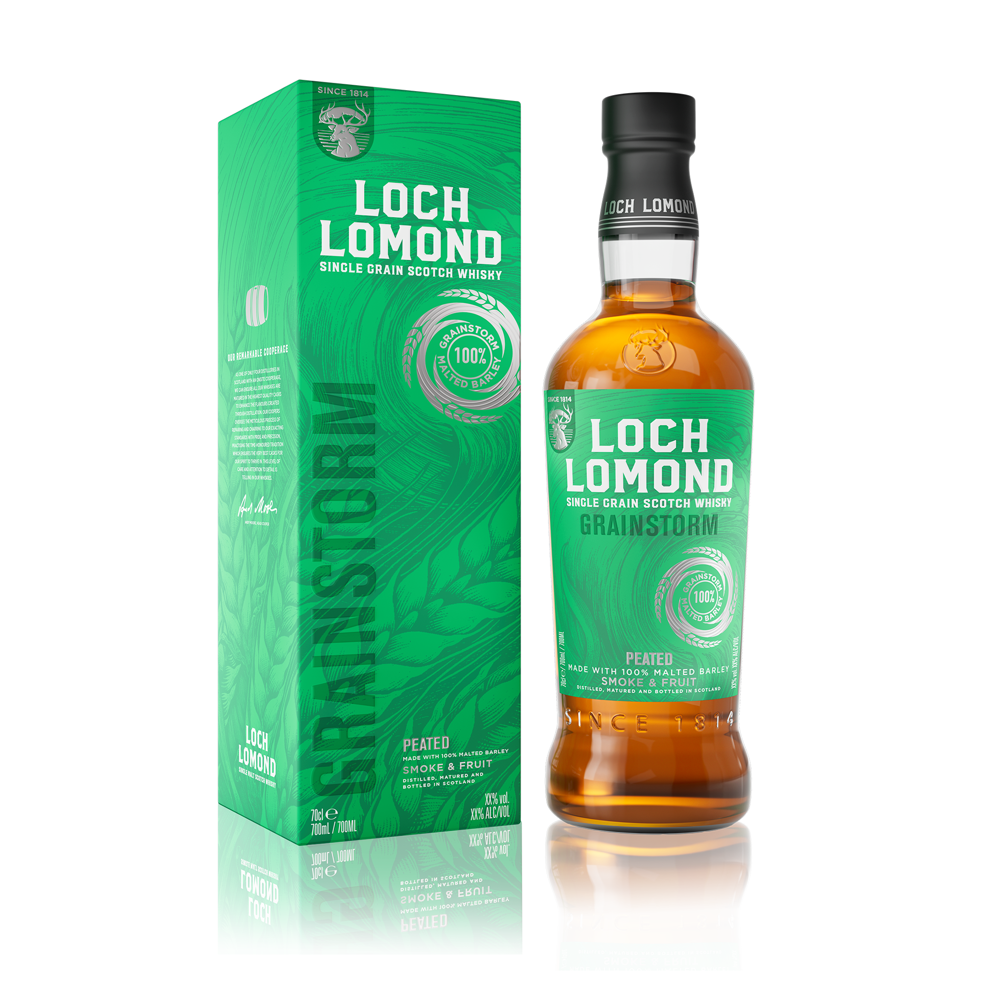 Loch Lomond Peated Single Grain Whisky 