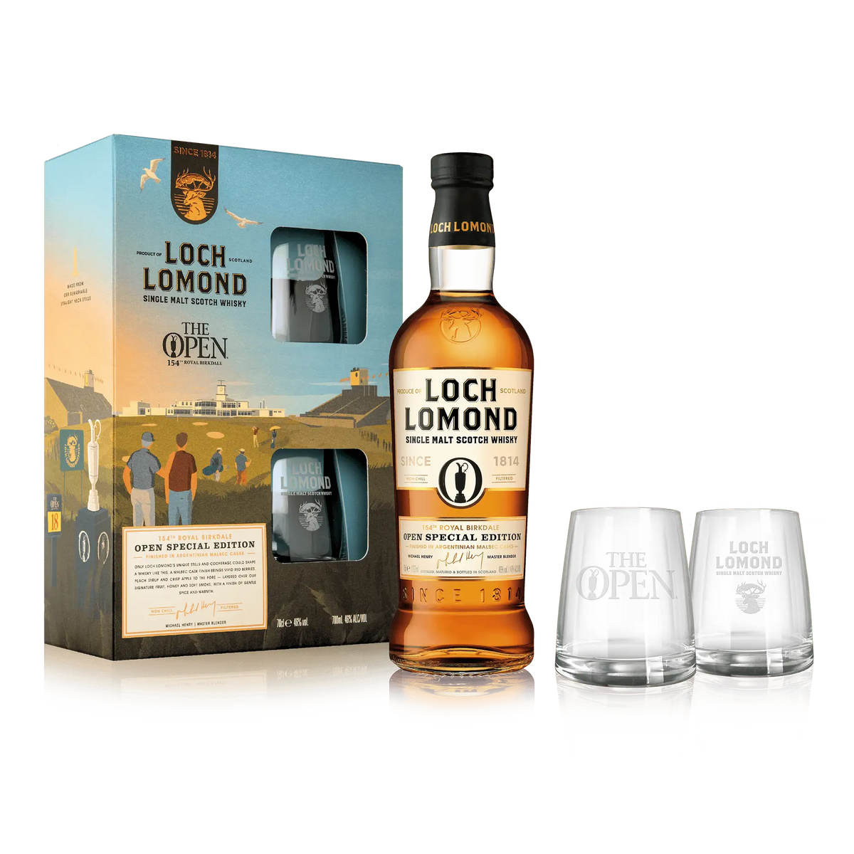 The Open Special Edition 2026 154th Open - Royal Birkdale Glass Gift Set