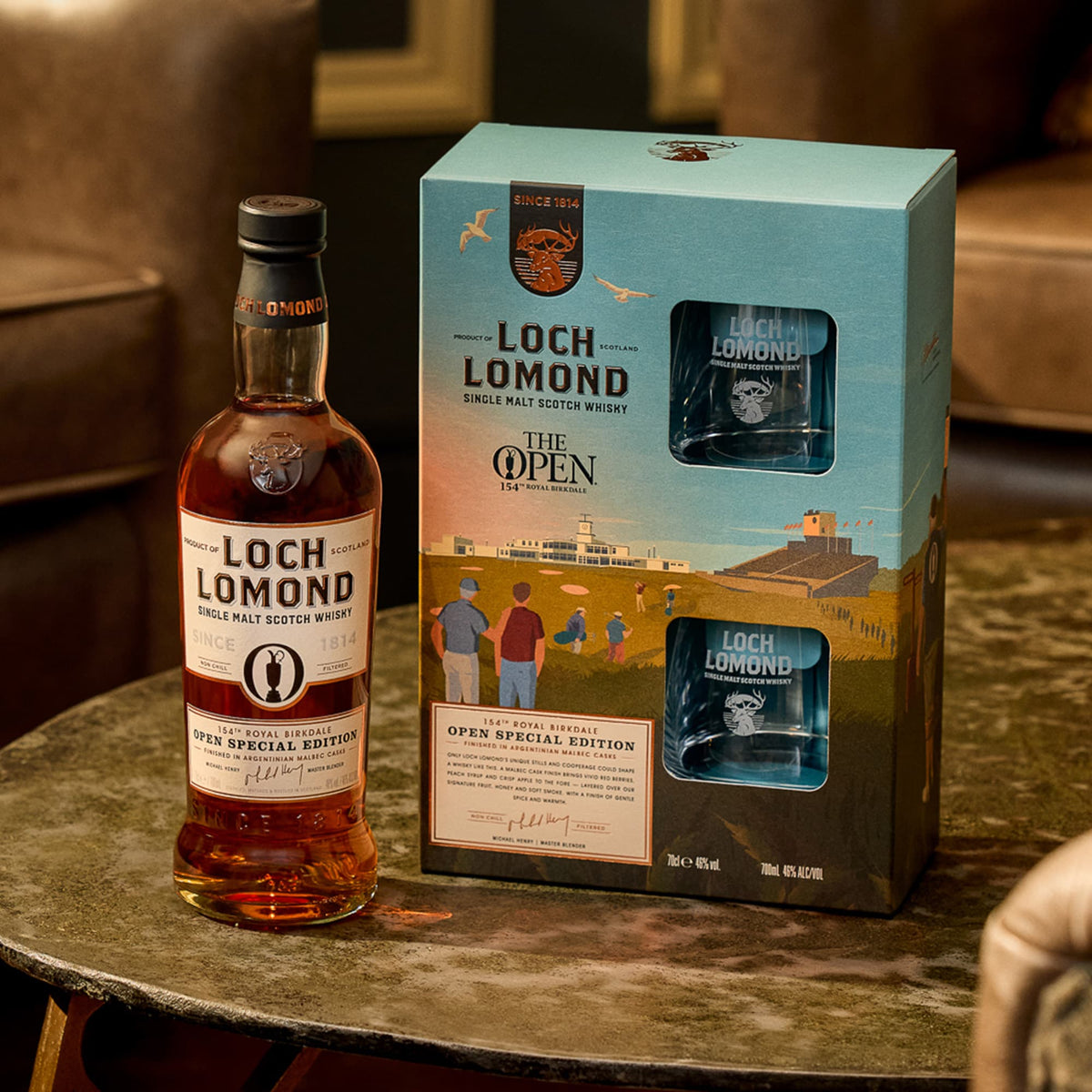 The Open Special Edition 2026 154th Open - Royal Birkdale Glass Gift Set