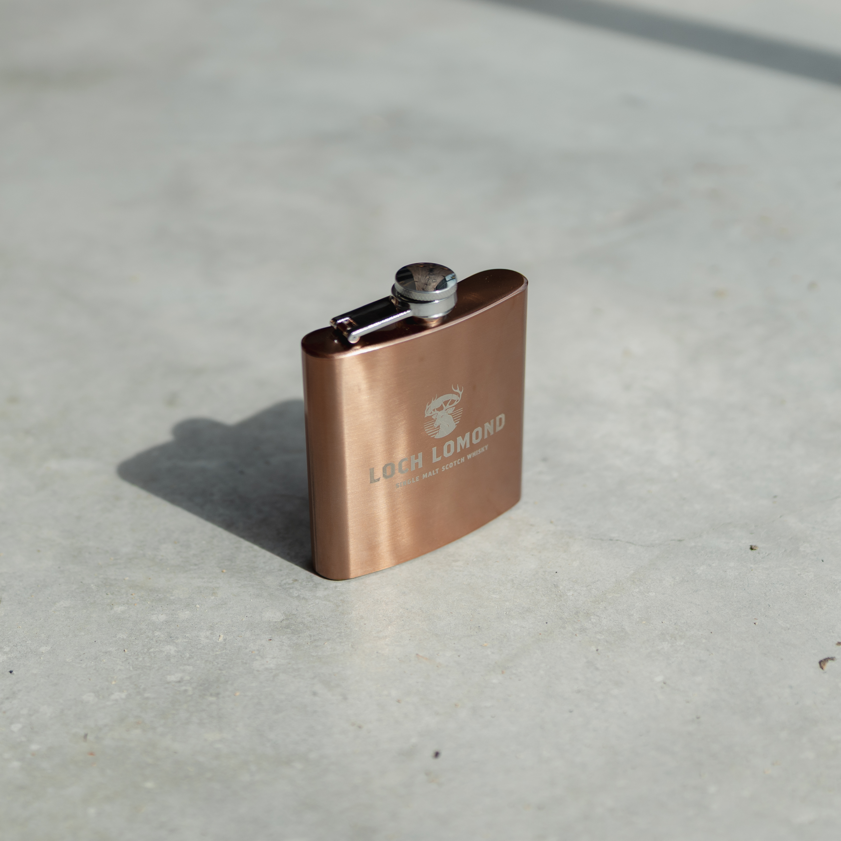 Loch Lomond Whiskies Copper Flask