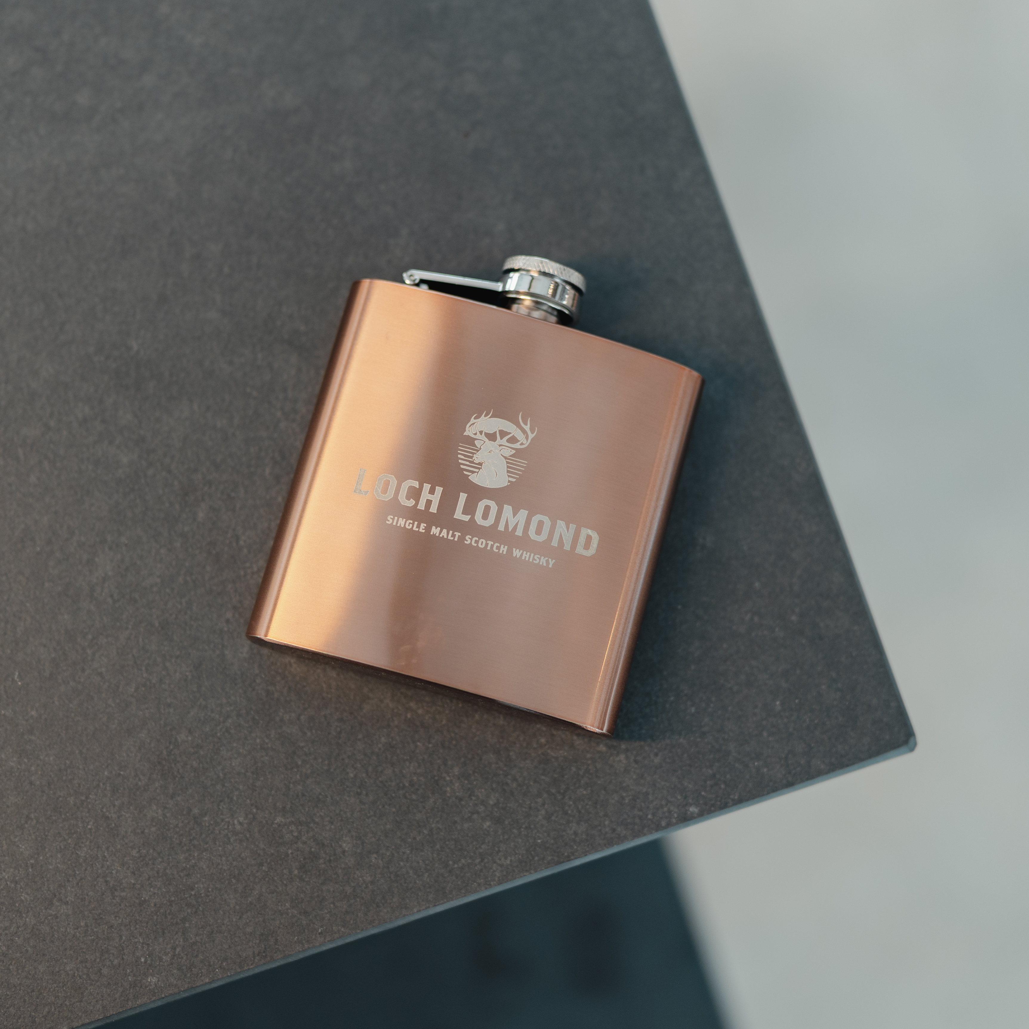 Loch Lomond Whiskies Copper Flask