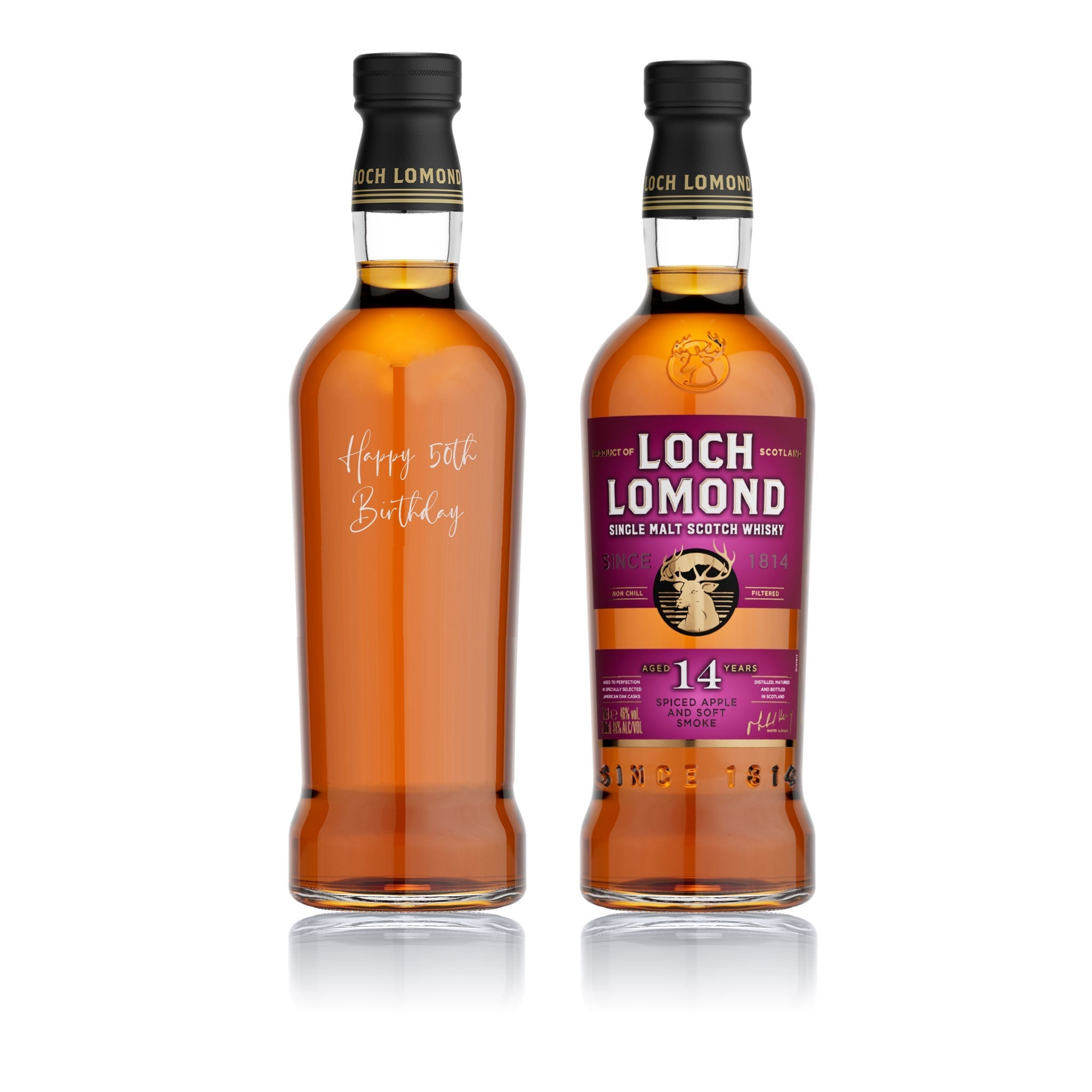Loch Lomond 14 Year Old Single Malt Personalised Whisky