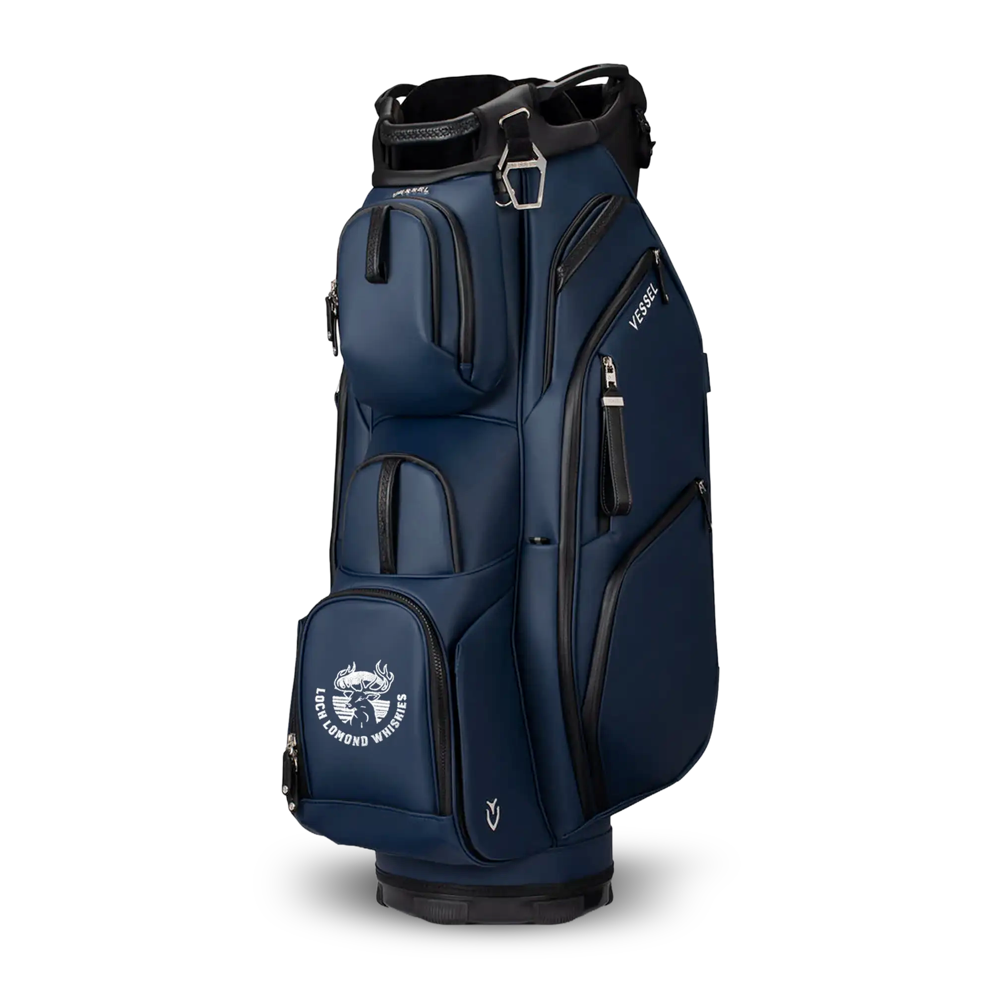 Loch Lomond Whiskies Vessel Lux Pro 2 Cart Bag (Navy)