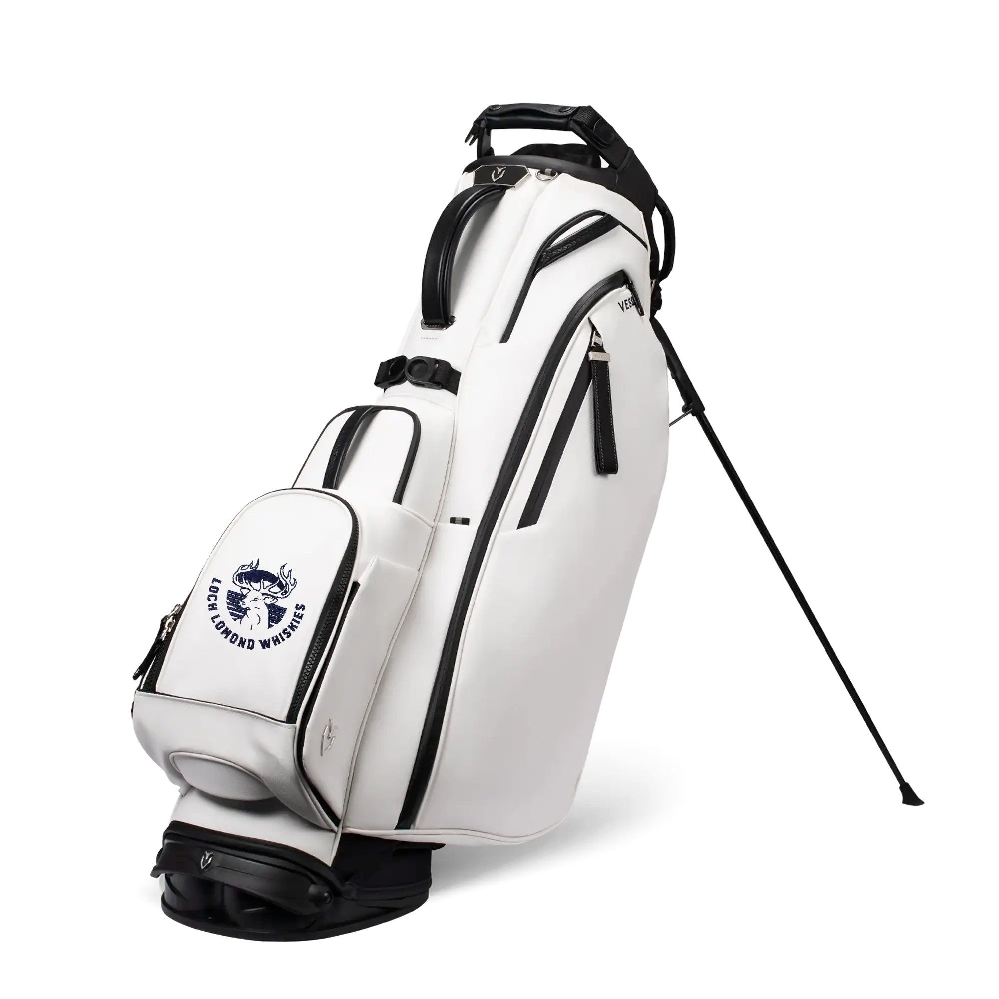 Loch Lomond Whiskies Vessel V Pro Stand Bag (White)