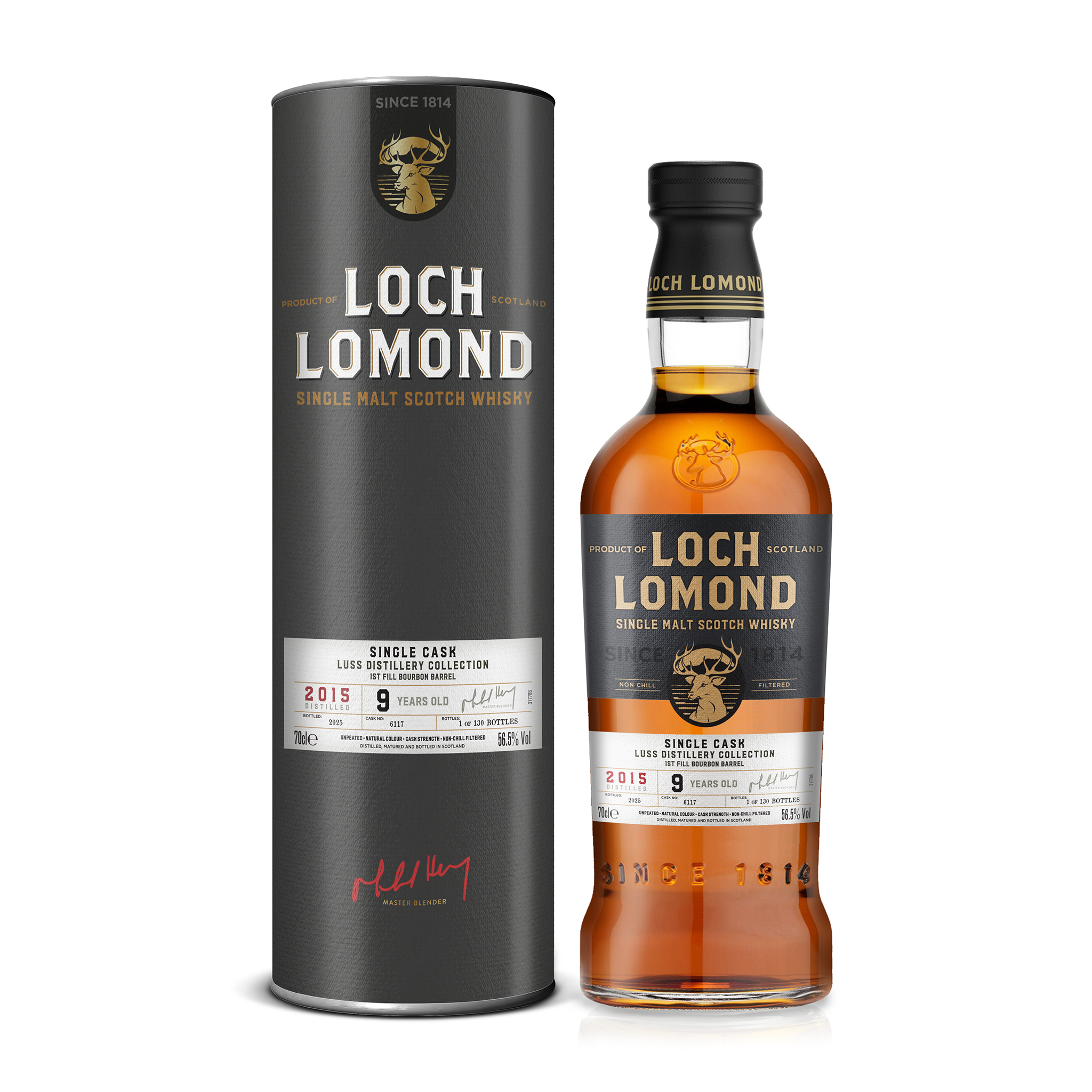 Luss Distillery Collection- 9 Year Old 1st Fill Bourbon Barrel
