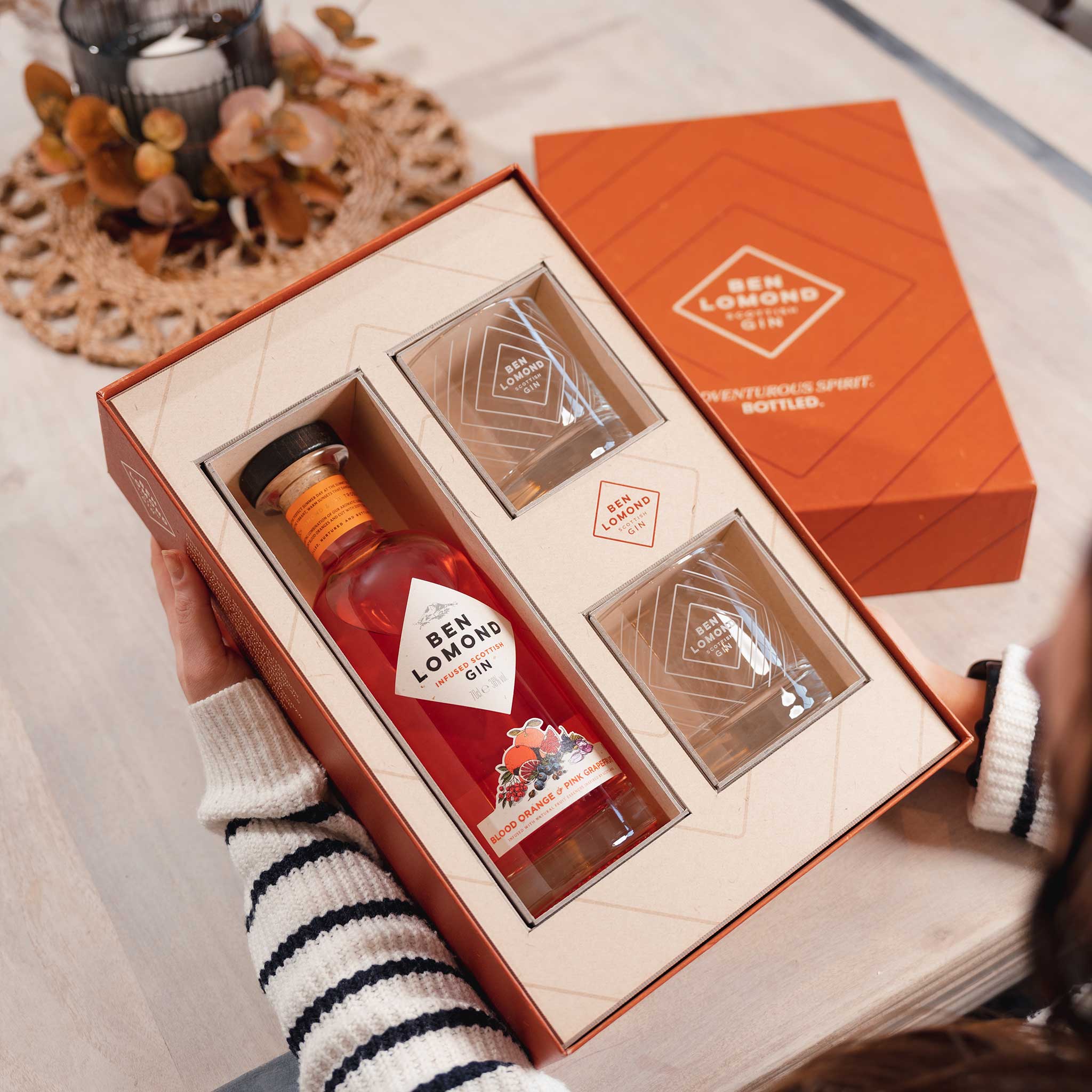 Pink Grapefruit & Blood Orange Gin Gift Set - Ben Lomond Gin