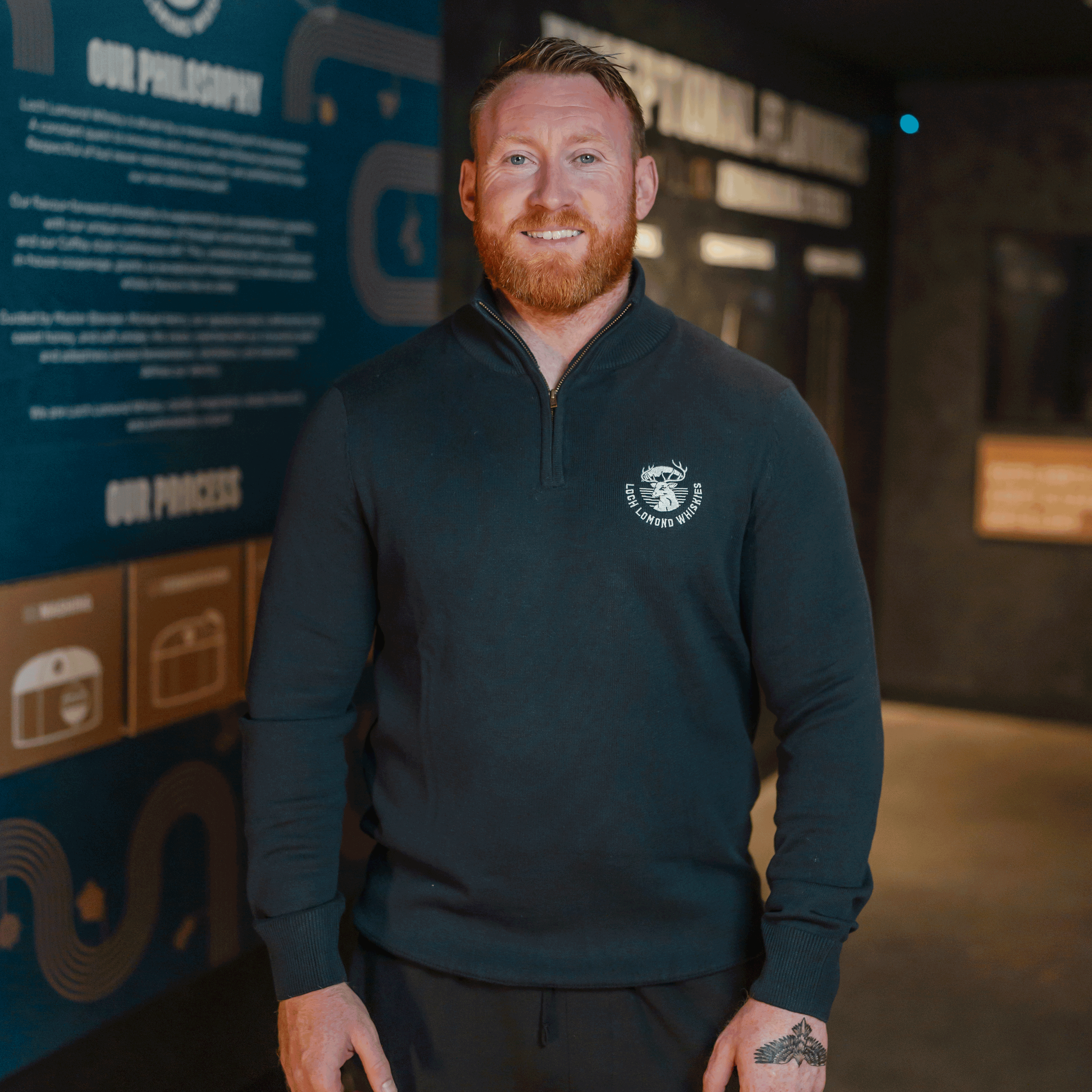 Loch Lomond Whiskies 1/4 Zip